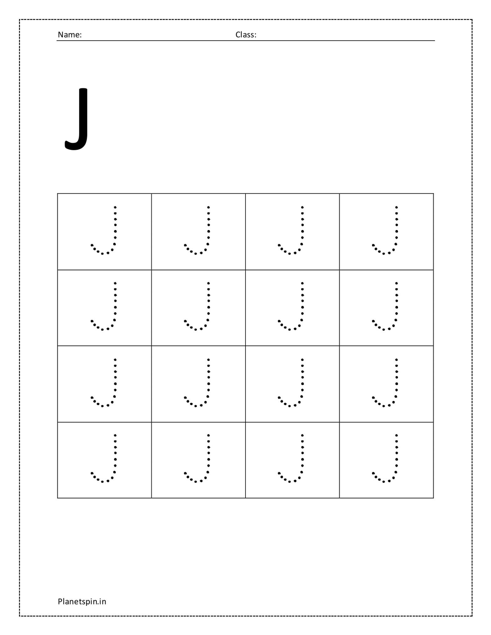 Uppercase letter tracing worksheets pdf | Planetspin.in