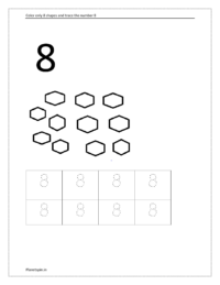 tracing number 8 worksheet tracing and writing number 8