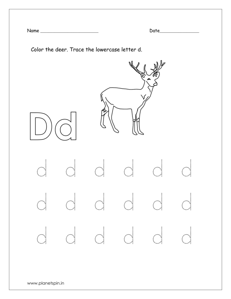 Color the deer 