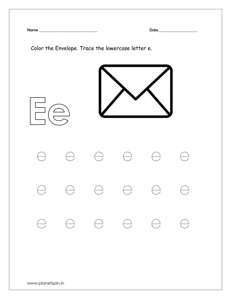 Color the envelope 