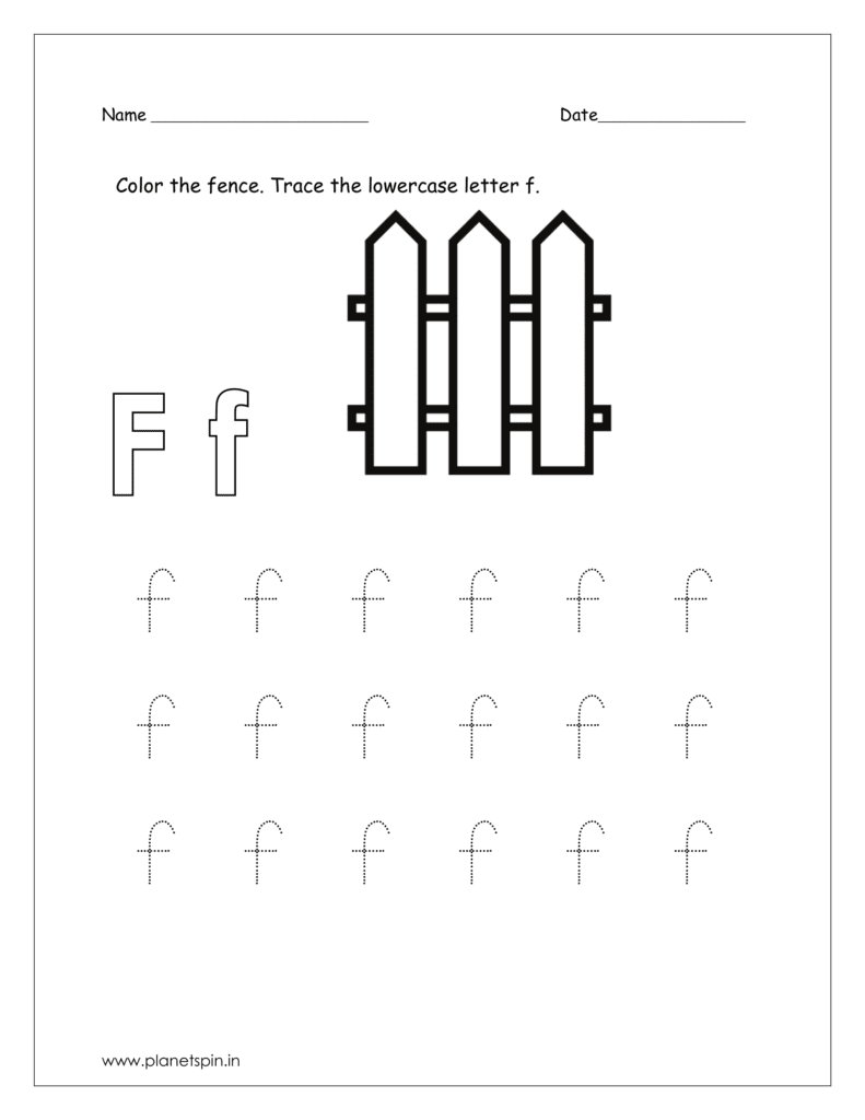 Color the fence 