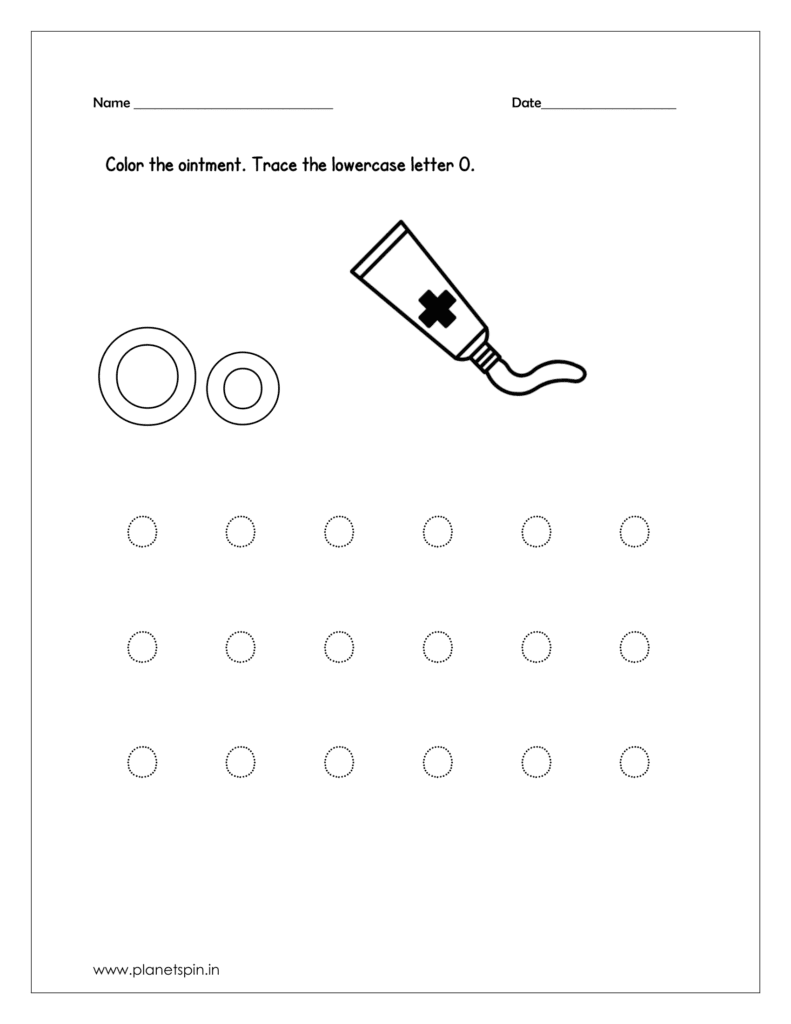 Color the ointment 