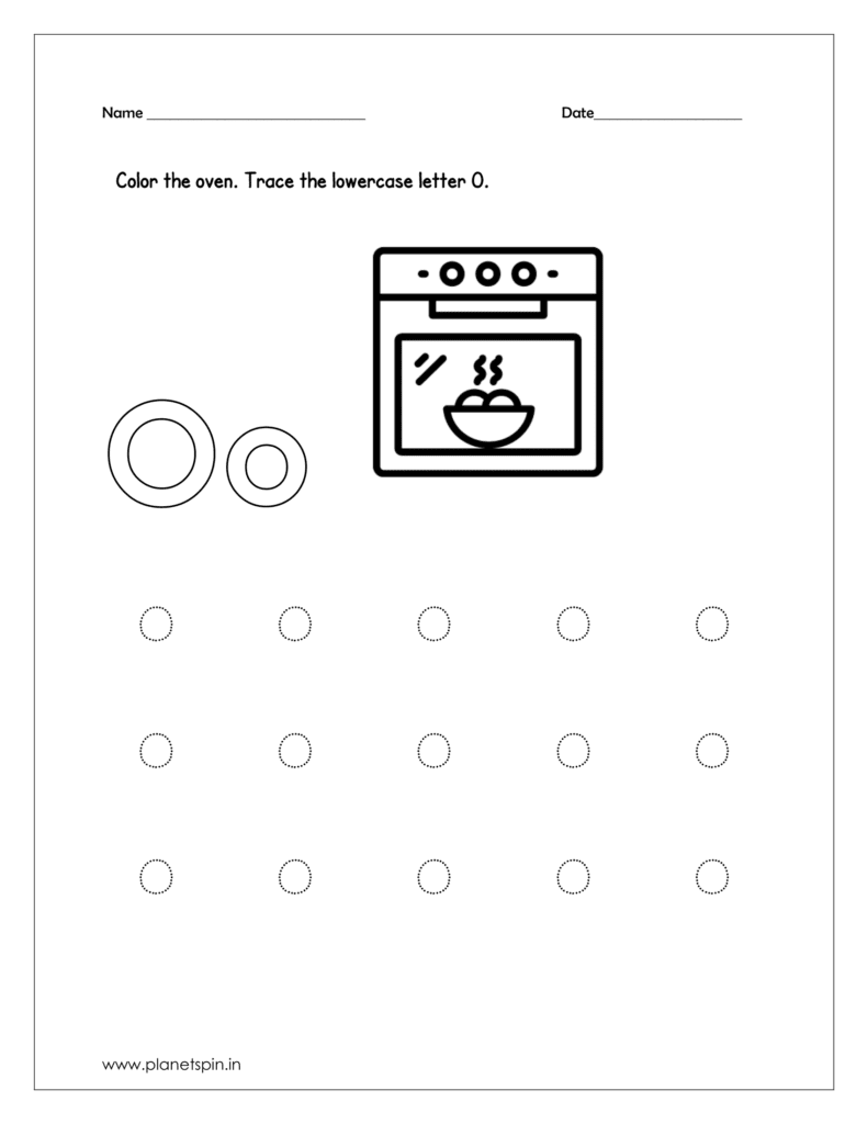 Color the oven 