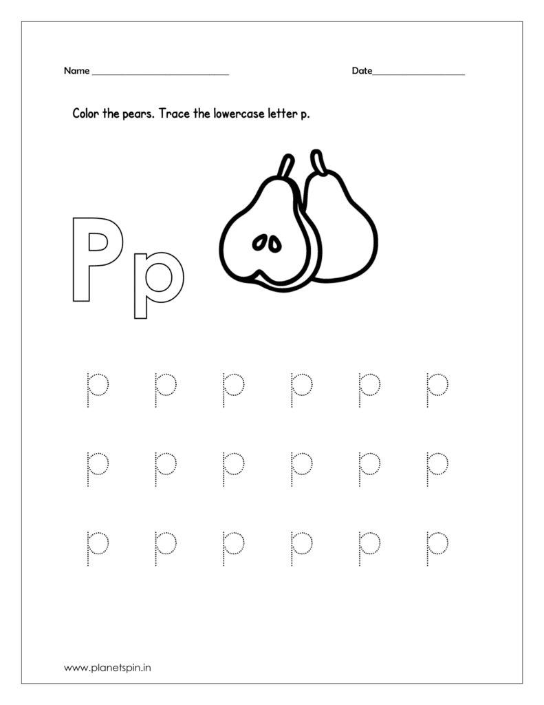 Color the pears 