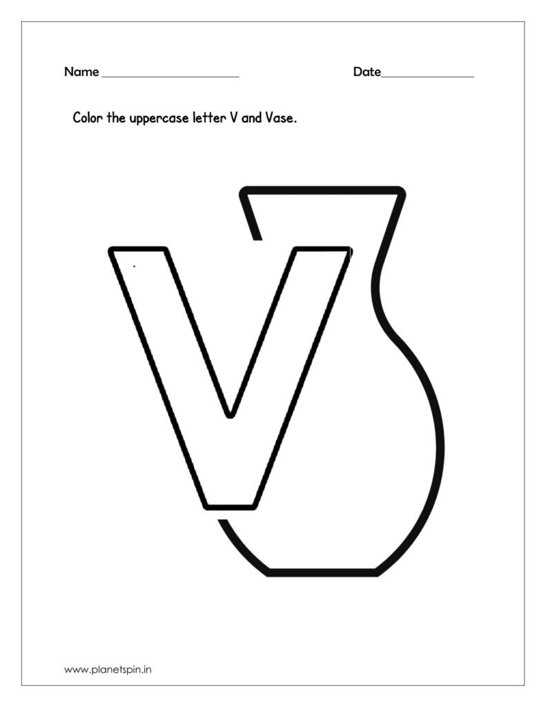 Color the Vase