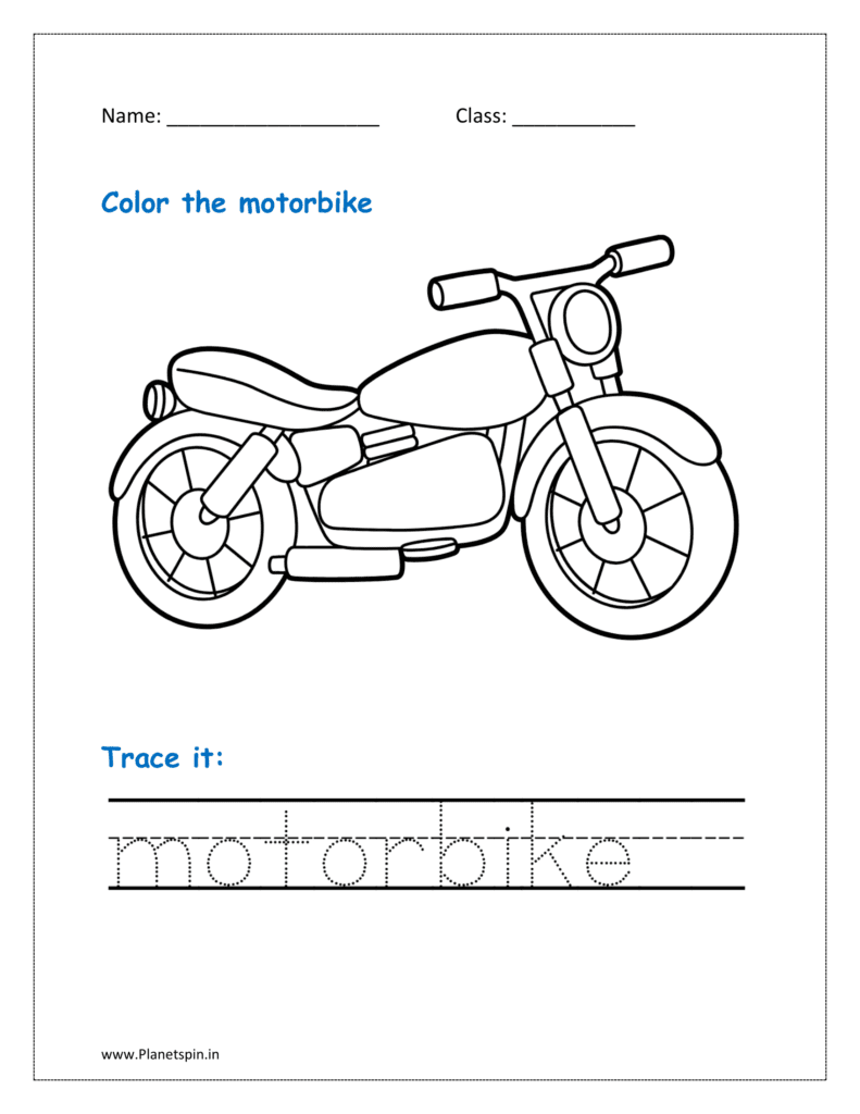 Motorbike, sometimes referred to as a bike or motorcycle, is a two-wheeled vehicle used for both fun and transportation. 