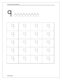 Preschool number tracing worksheets | Tracing and writing numbers