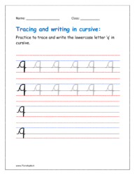 cursive of q