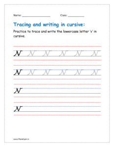 cursive v