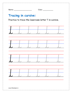 cursive l