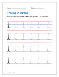 cursive l