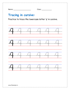 cursive of q