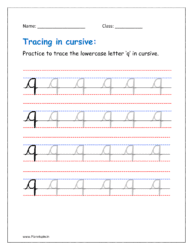 cursive of q