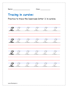 cursive z