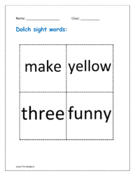  make, yellow, three, funny