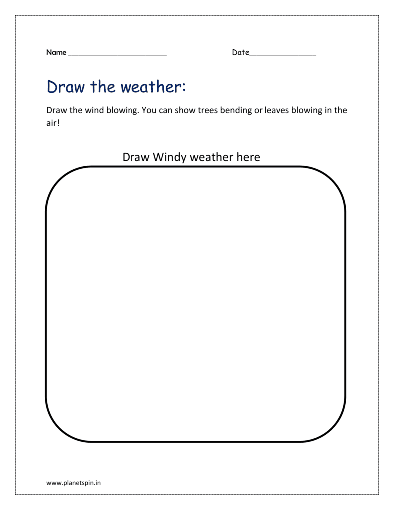 draw Windy worksheet