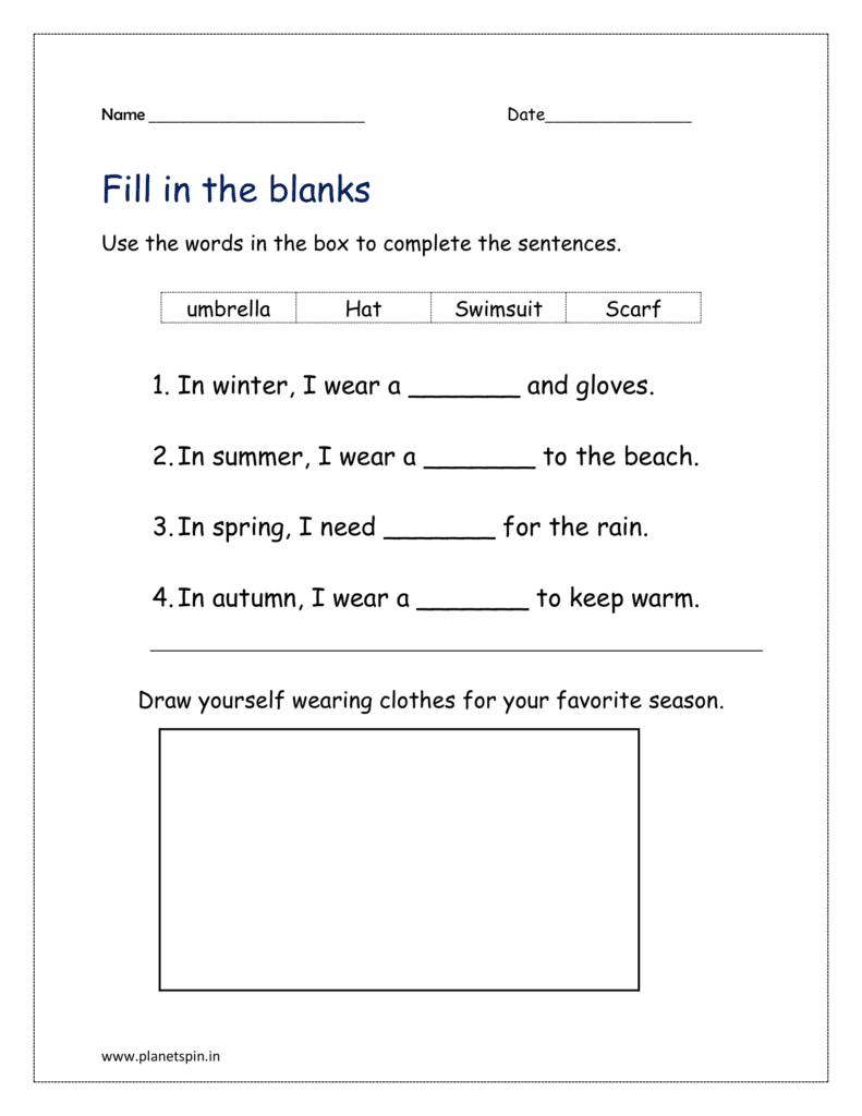 Use the words in the box to complete the sentences.