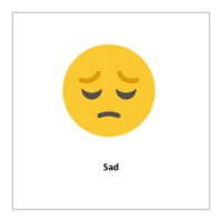 Emotions flashcards pdf: Sad