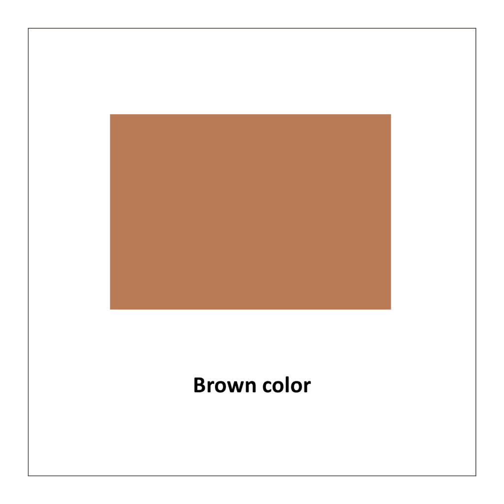  Free printable color flashcards of 
 Brown color 