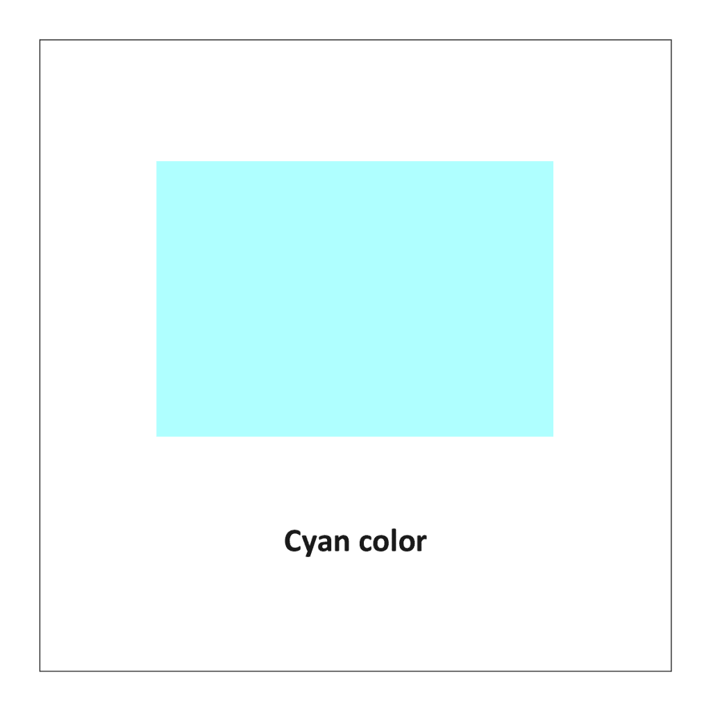 Cyan color