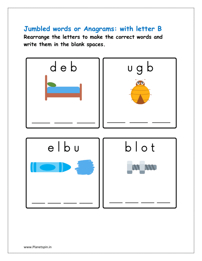  words with initial letter B 