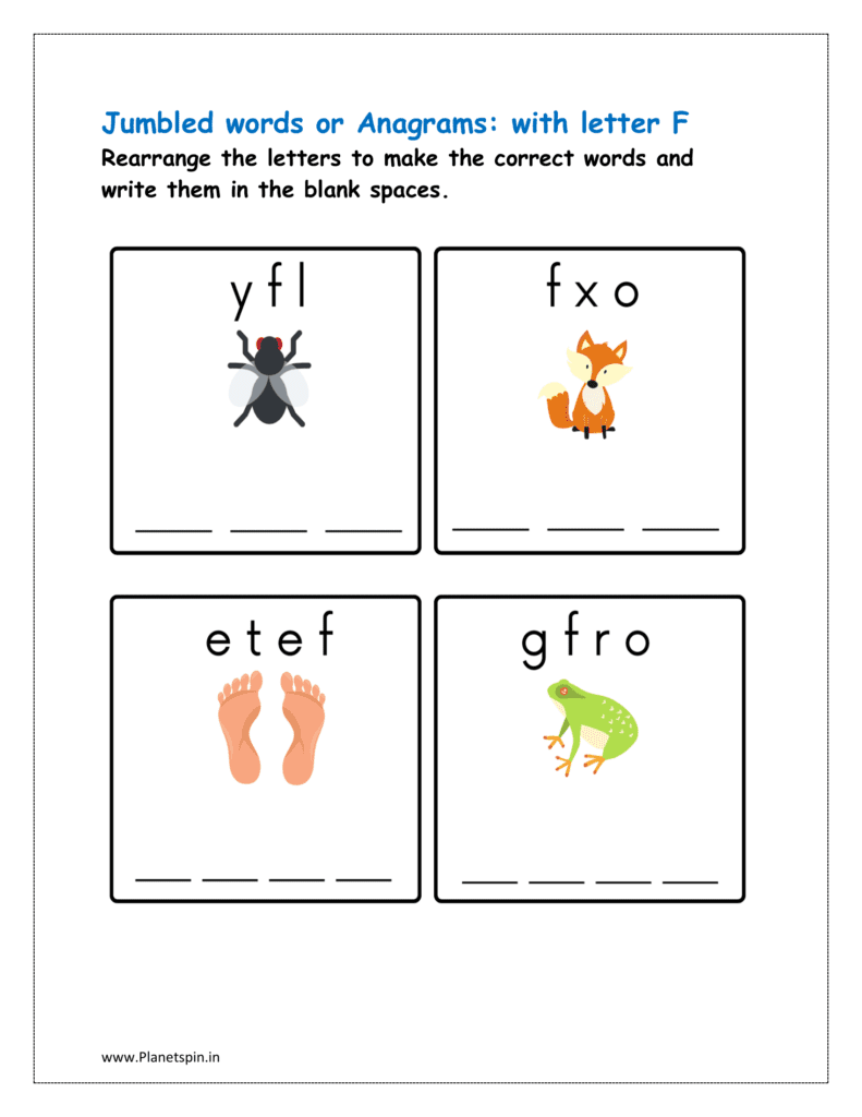  words with initial letter F