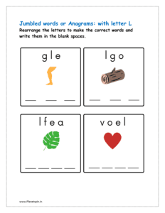 words with initial letter L