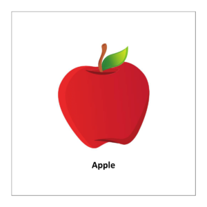 printable Flashcards of fruits | Fruits flash cards