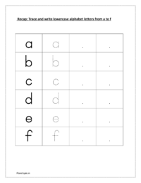 letter tracing printables free recap of writing lowercase letters