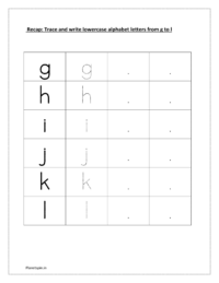 Writing lowercase letters worksheets | Planetspin.in