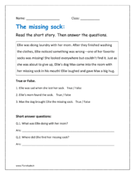 The missing sock