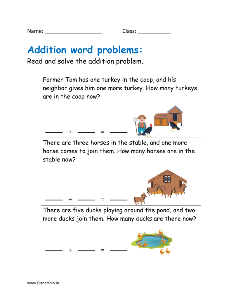 Solve the simple addition word problem.