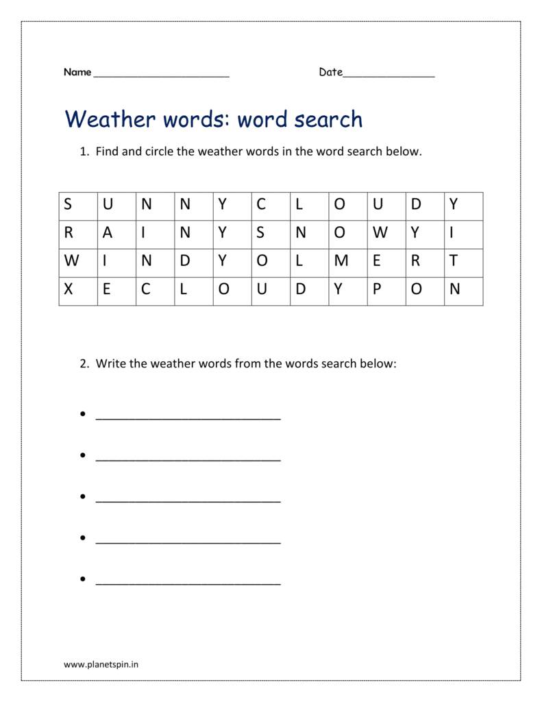 word search