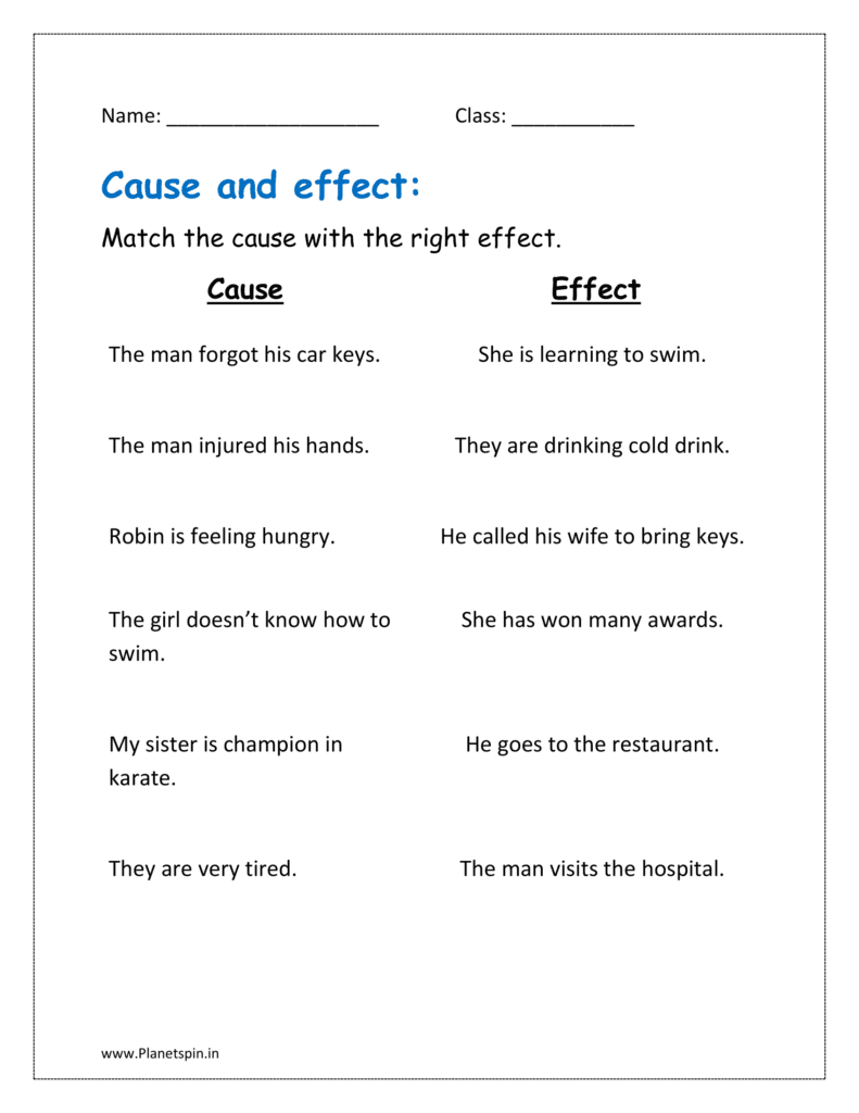 Match the left sentence with the right sentence