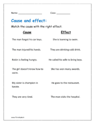 Match the left sentence with the right sentence